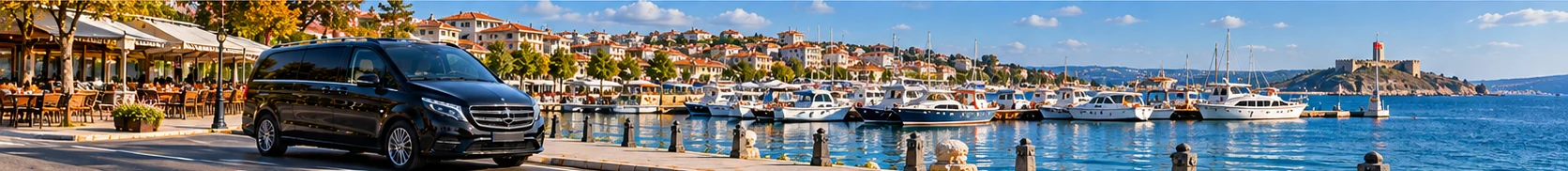 Silivri marina and VIP transfer minivan