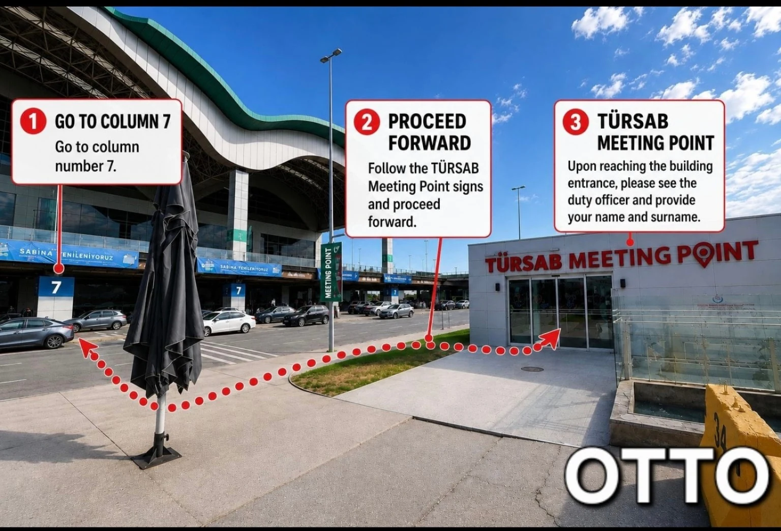 Sabiha Gökçen Lufthavn taxa: Fastpristransfer & TÜRSAB mødested